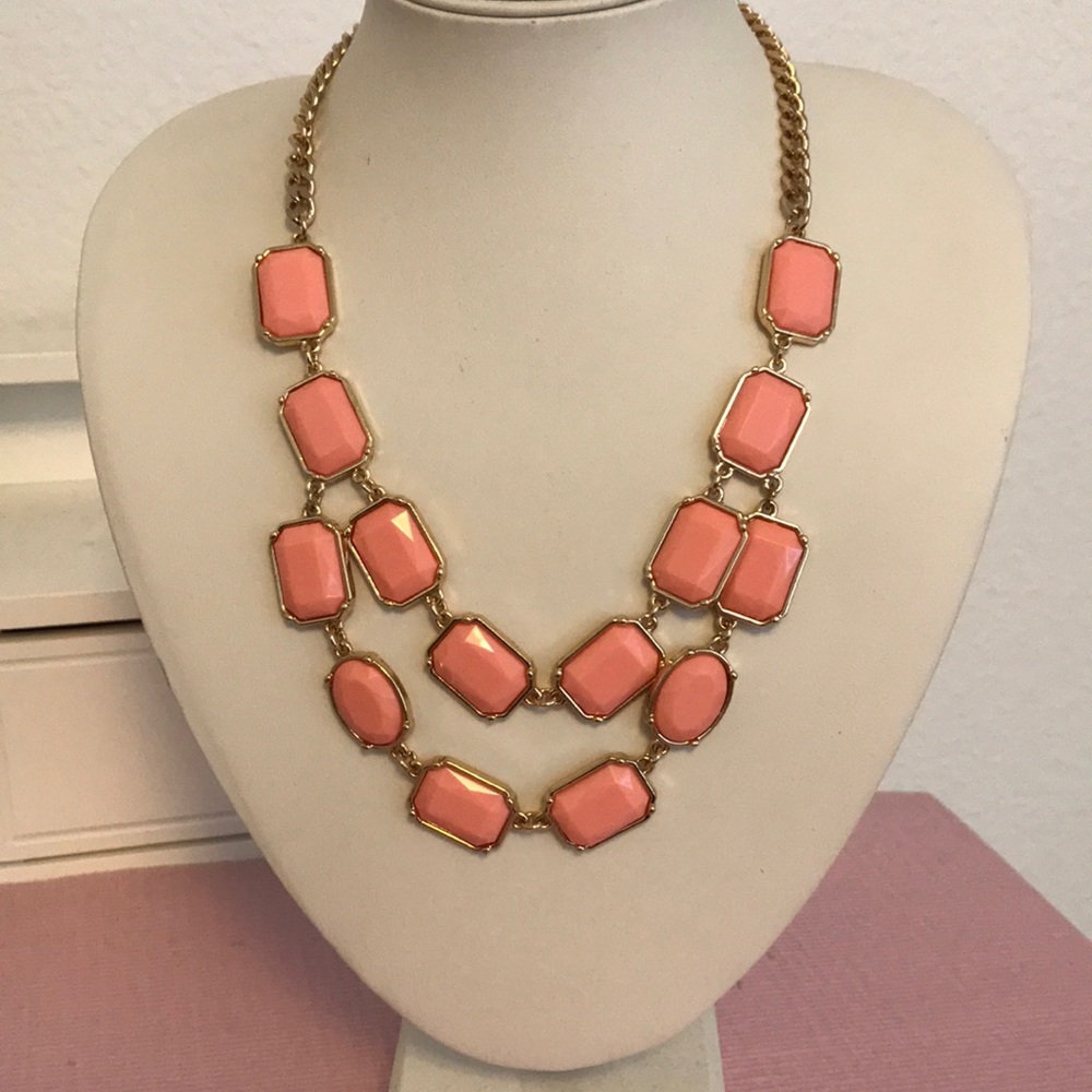 Geometric Shape Statement Necklace - image 1
